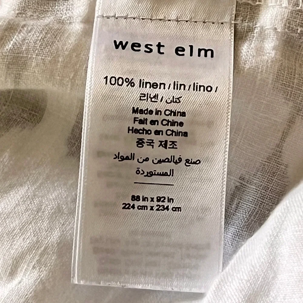 West Elm own farmhouse queen